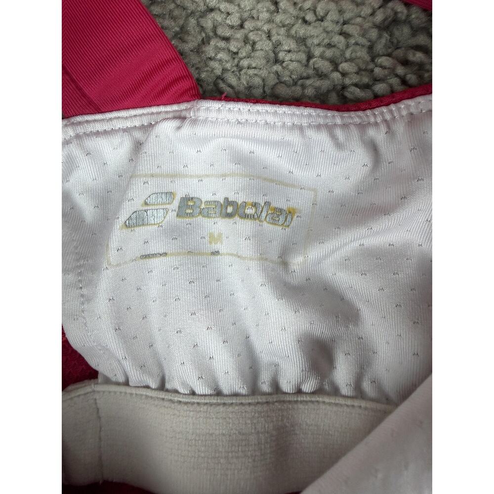Babolat Tennis Dress Womens Medium Pink Strappy Mesh Tank Built In Bra Athletic - Picture 4 of 12
